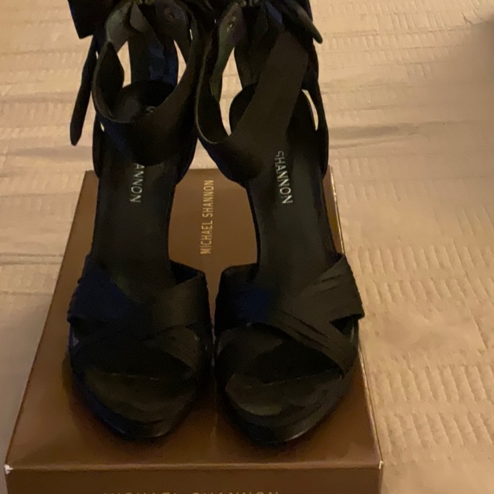 Michael Shannon (size 8.5) Black High Heel shoes.